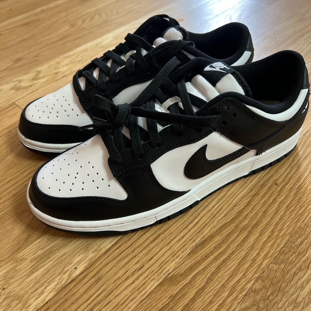 Nike Black and White Dunk Low Retro